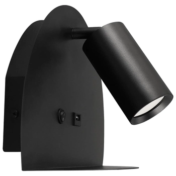 Loftowy downlight ścienny Mobi 4189 Ideus spot do sypialni czarny