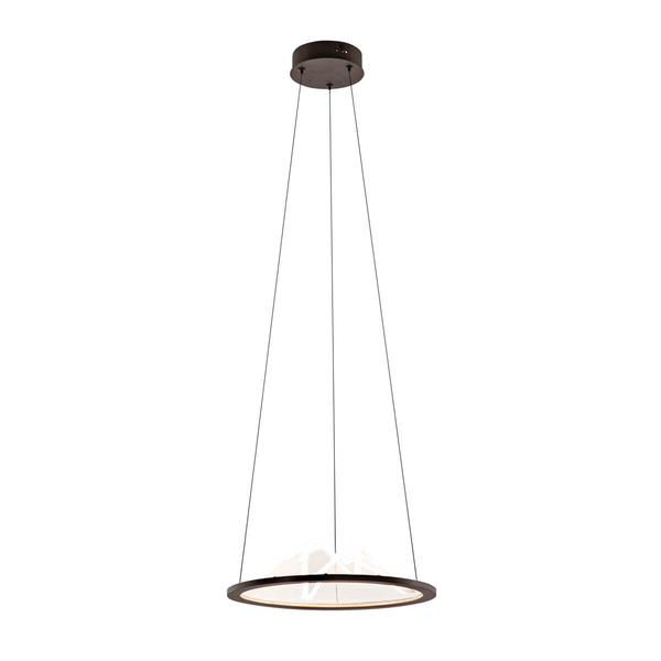 Wisząca lampa pierścień Baret PND-58038-26W-3K Italux LED 26W 3000K kawowy