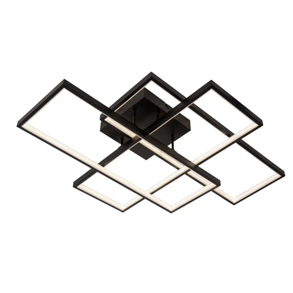 Sufitowa lampa geometryczna LOKERO 78101/60/30 LED 60W 2700-4000K czarny