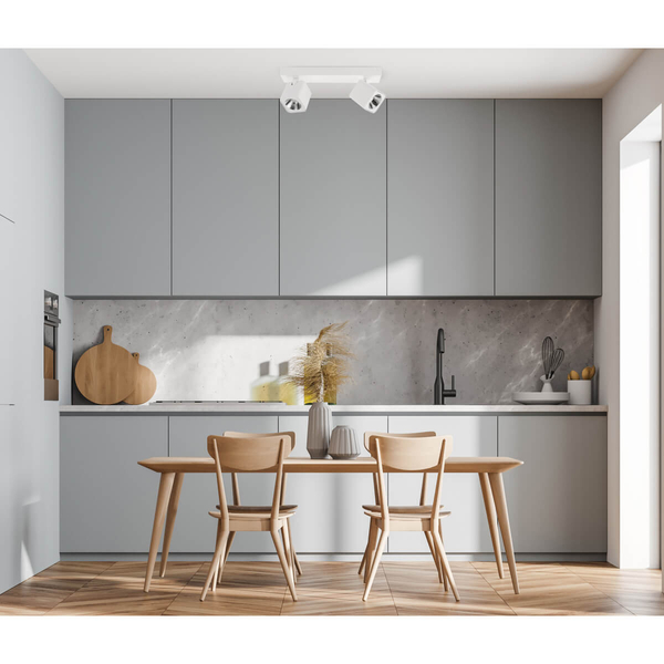 Ruchoma lampa sufitowa Aveiro metalowe tuby LED 10W 4000K białe