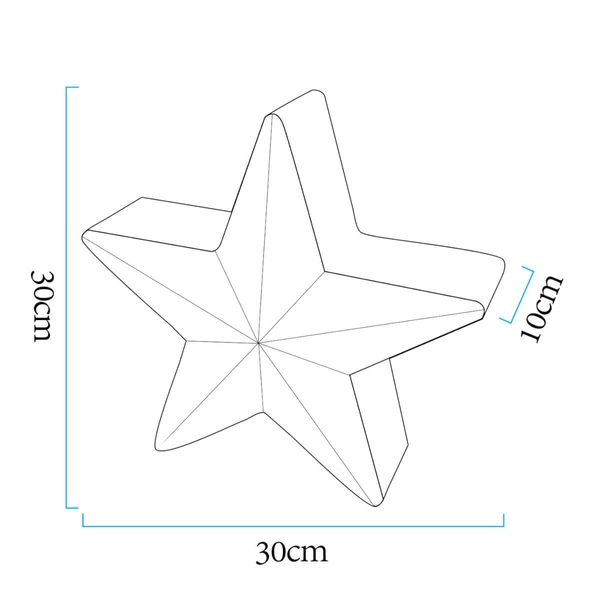 Stojąca lampa ogrodowa Star ES-CR041 Step LED 5W RGBW IP65 gwiazda biała