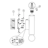 LAMPA ścienna VANNES R20182032 RL Light metalowa OPRAWA kinkiet loftowa tuba czarna