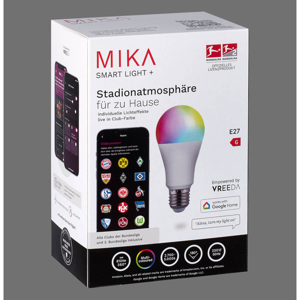 Żarówka dekoracyjna Mika 08224VBL E27 LED 10W 2700-5000K 810lm biała