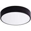 Natynkowa LAMPA sufitowa Cleo 137623613899 TEAM metalowa OPRAWA okrągły plafon czarna