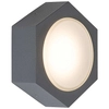 Zewnętrzna LAMPA ścienna AVOLA 7964 Rabalux geometryczna OPRAWA elewacyjna LED 10W 3000K kinkiet IP54 czarny biały