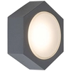 Zewnętrzna LAMPA ścienna AVOLA 7964 Rabalux geometryczna OPRAWA elewacyjna LED 9W 3000K kinkiet IP54 czarny biały