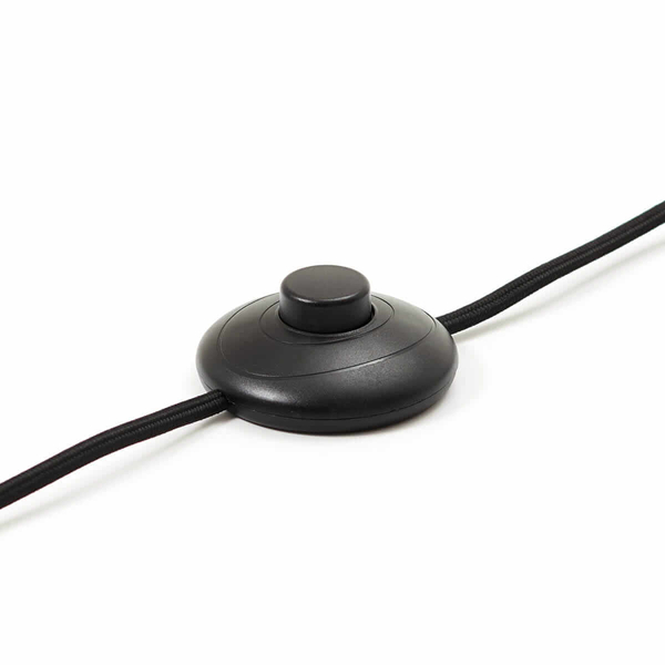 Stojąca lampa podłogowa Woodrow 94977/76 bambusowa czarny