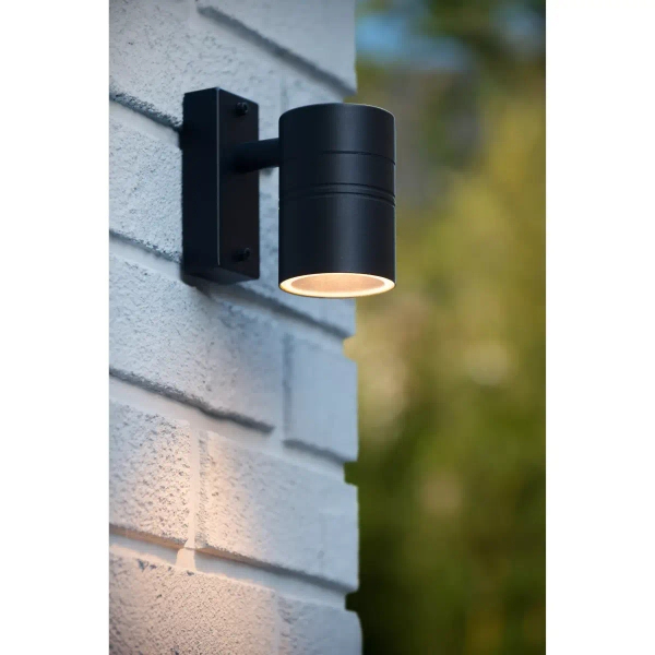 Zewnętrzny kinkiet ścienny ARNE-LED 14867/05/30 Lucide IP44 tubka czarny
