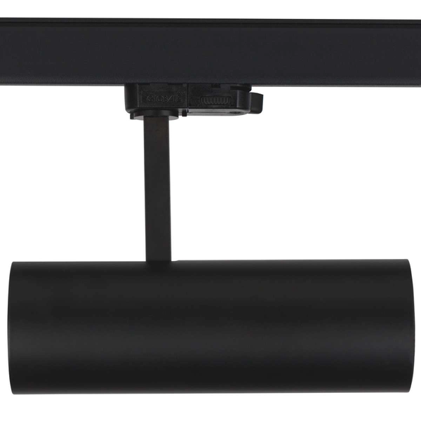 Sufitowa LAMPA regulowana MILO 8760 Nowodvorski metalowa OPRAWA tuba LED 25W 3000K do systemu szynowego 3 - fazowego czarna