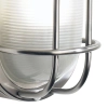 Ogrodowa lampa ścienna Salcombe SAL5244 szklana IP44 srebrna