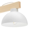 Lampa ścienna z włącznikiem rustykalna Oslo 4962 TK Lighting drewniana biała