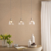 Lampa potrójna wisząca Hadano HAD3661-11 szklana chrom przezroczysty