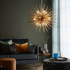 Designerska LAMPA wisząca SOLEIL 107752 Markslojd metalowa OPRAWA gwiazda złota