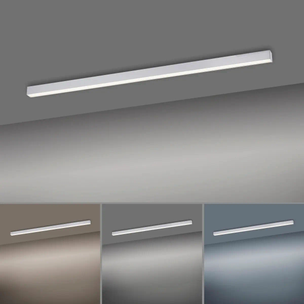 Sufitowa lampa sterowana pilotem PURE-LINES biała 6021-95 1xLED 18W 2700-5000K belka