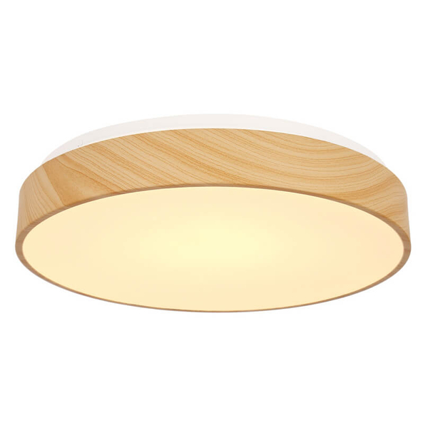 Plafon sufitowy Figaro 14-33956 LED 24W 3000-6000K drewniany biały
