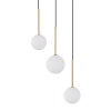 Lampa wisząca potrójna Karo 10304 balls czarna złota