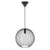 Industrialna lampa wisząca Beroni 2213303003 druciana kula czarny
