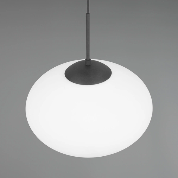 Metalowa lampa wisząca FOMENTO 363190132 Trio zwis do kuchni biały czarny