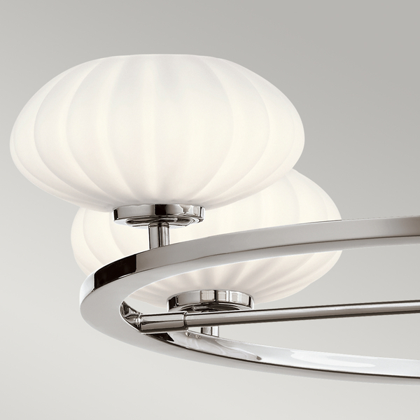 Wisząca lampa QN-PIM5-PC IP44 okrągła z kloszami chrom