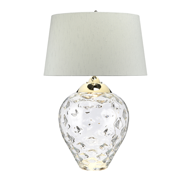 Biurkowa lampa QN-SAMARA-TL-LRG-CLR bezbarwna nikiel