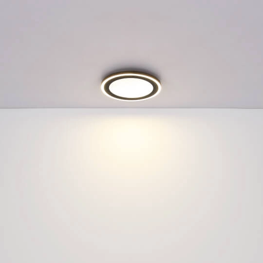 Okrągły plafon sufitowy Davies 48902 LED 24W 4000K czarny
