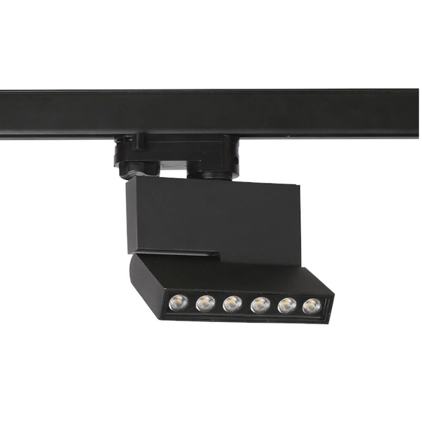 Ruchoma lampa Leon AZ3491 LED 12W 3000K czarna do 3-fazwego szynoprzewodu