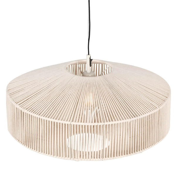 Wisząca lampa salonowa SVEA 364790144 Trio do jadalni eco beżowa