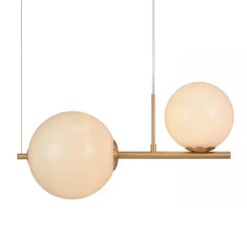 Kulista lampa wisząca 1997 szklana kule do salonu złota