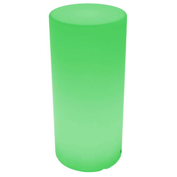 Ogrodowa lampa kolumna Tube ES-DC030 LED 5W RGBW tuba IP65 biała