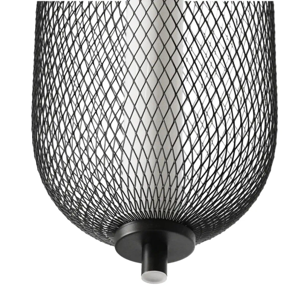 Industrialna lampa wisząca Puma 31-35349 LED 10W 3000K owalna czarny