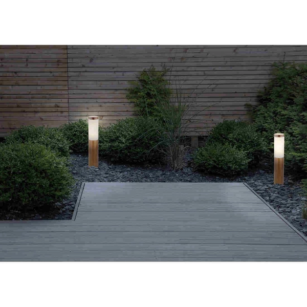 Stojąca LAMPA zewnętrzna BOSTON 3158W Globo ogrodowy słupek outdoor IP44 brązowy