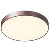 Sufitowa LAMPA natynkowa ORBITAL 5361-860RC-CO-3 Italux okrągła OPRAWA plafon LED 24W 3000K metalowy brązowy
