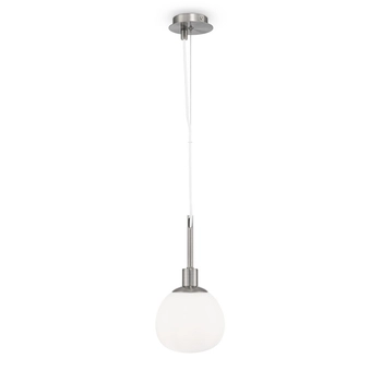 LAMPA wisząca ERICH MOD221-PL-01-N Maytoni szklana OPRAWA kula ZWIS ball nikiel