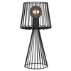 LAMPA biurkowa Soul K-4642 Kaja stojąca LAMPKA metalowa klatka druciana czarna