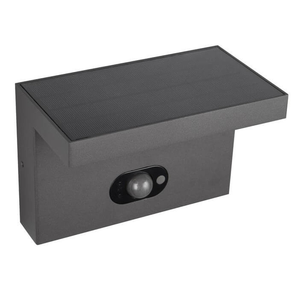 Solarna lampa elewacyjna BLYDE 253569142 LED 5W 2300-4000K IP65 antracyt