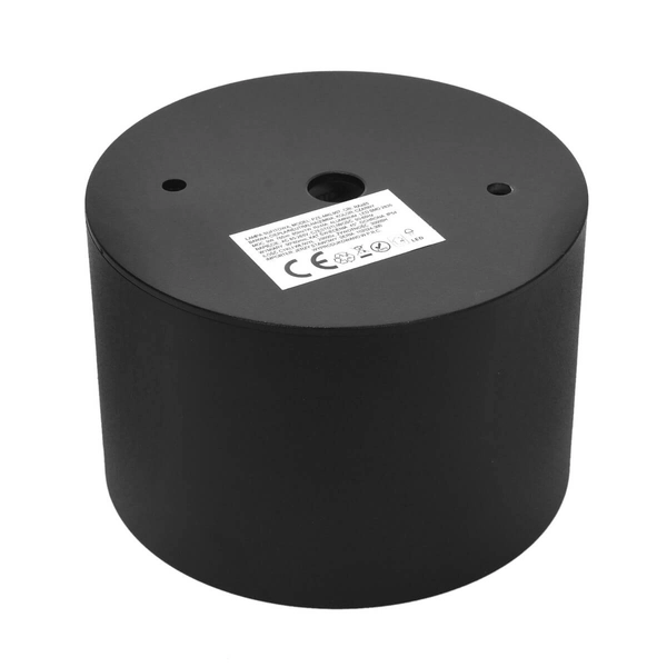 Natynkowa lampa sufitowa Ostia 1377 LED 10W 4000K IP44 tuba czarna