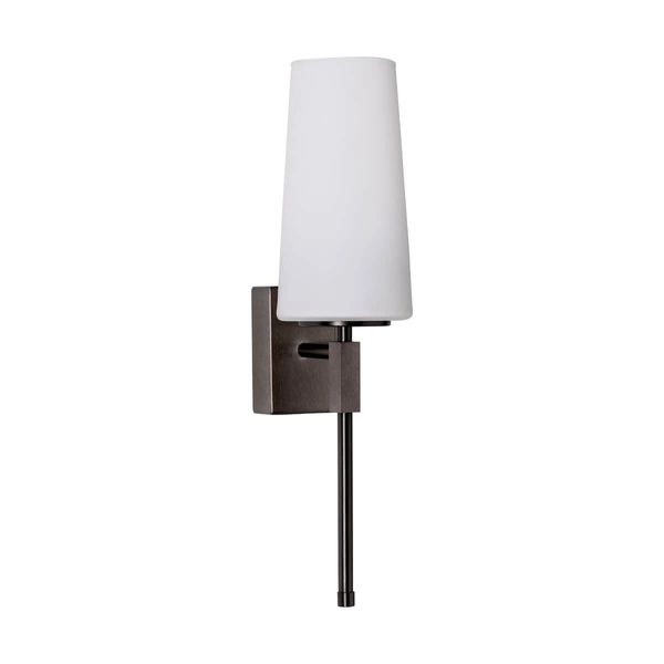 Lampa ścienna Vincenza 1247 Zuma metalowa do holu biały tytanowy