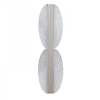 Kinkiet ścienny glamour do salonu kryształowy POND LED 12W 3000K AZ6781 champagne