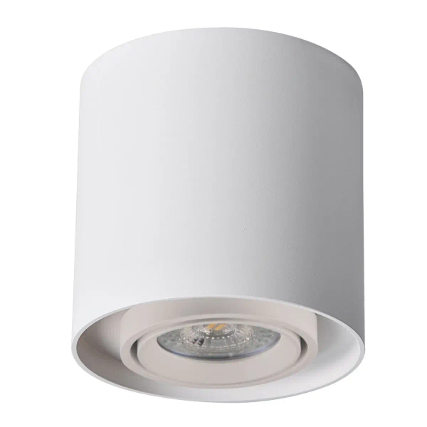 Downlight do sypialni XENO 325389 podłużna tuba biała złota