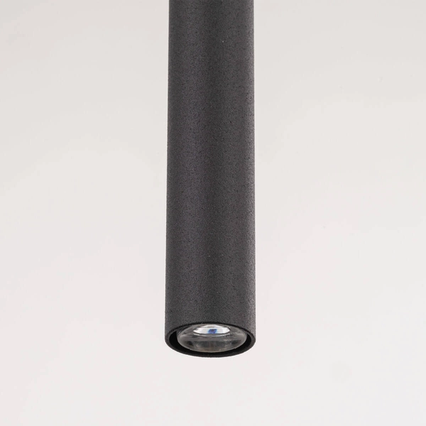 Wisząca lampa nad stół Piano 10113 kaskadowa tubki kuchenna czarna