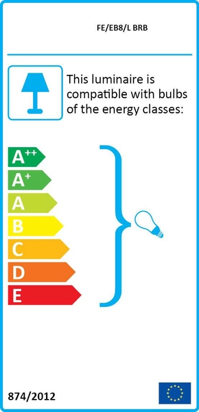 Wisząca LAMPA ogrodowa English FE-EB8-L-BRB Elstead FEISS klasyczna OPRAWA zewnętrzna latarenka outdoor zwis IP23 brąz przezroczysty