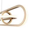 Wisząca lampa owalna Demark QN-DEMARK-LP-BG LED 58W 3000K nad stół złoty