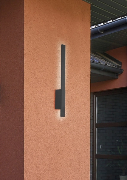 Ścienna LAMPA ogrodowa LETRA DL142221460 Trio elewacyjna OPRAWA zewnętrzna LED 7,5W 3000K outdoor IP54 grafitowa