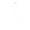 Wisząca lampa ring VISUAL biała P0653 1xLED 28W 3000K IP44 pierścień