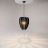 Jadalniana lampa wisząca Cambio MOD398PL-01GR nad wyspę czarna