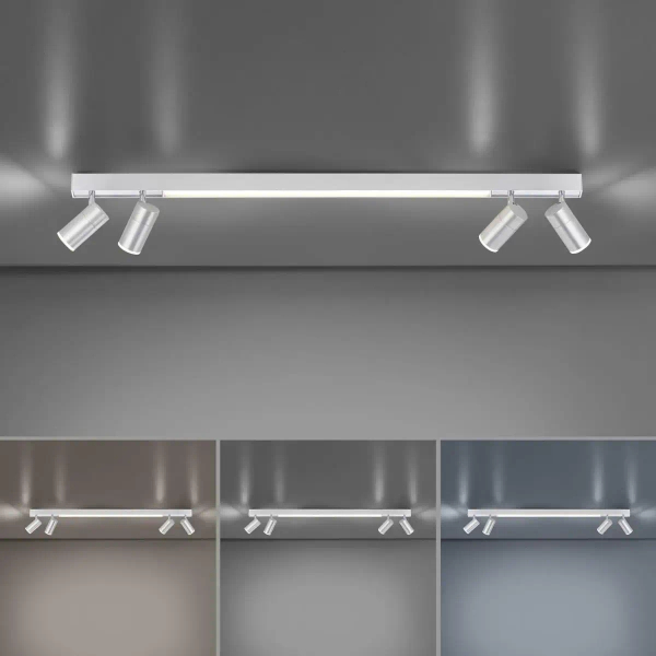 Sufitowy spot Pure-lines LED 25W 2700K-5000K z regulacją aluminium
