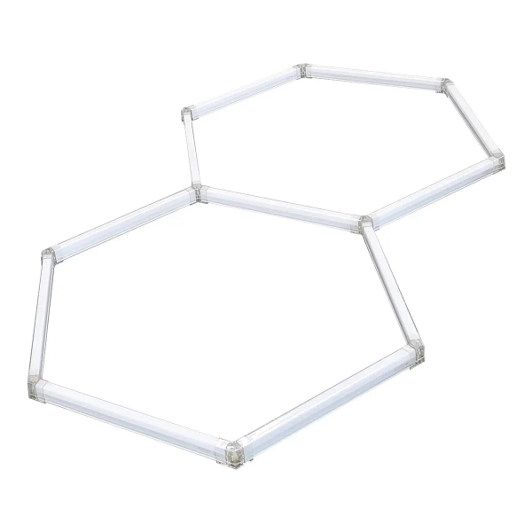 Garażowa lampa sufitowa Geometric LP-0209/2C 4K LED 4000K IP44 biały