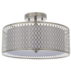 Lampa sufitowa Cordero 81966 Endon ażurowa okrągła metal nikiel