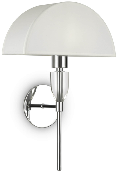 Nowoczesny kinkiet ścienny Prima Z034WL-01CH glamour biały