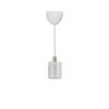 Lampa wisząca marmurowa SIV 45883001 do jadalni biała